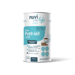 Elixir Plus petit-lait natif chocolat proteine nutrition nuviline Elixir Plus petit-lait natif chocolat proteine nutrition nuviline