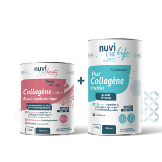 Pack Duo Collagènes marin - PUR Universel + PEAU - Promotion Pack Duo Collagènes marin - PUR Universel + PEAU - Promotion