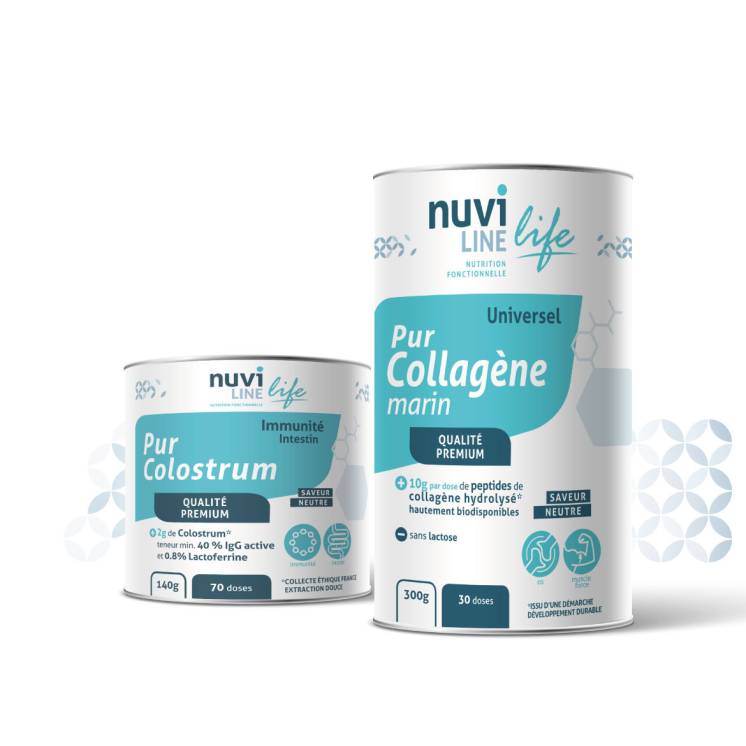 Pack Immuno+ Bien-être I Colostrum & Pur Collagène marin