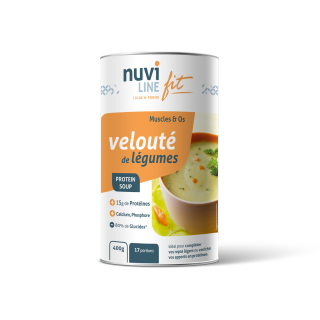 Soupe de légumes protéinée, Vegetable protein soup I Nuviline