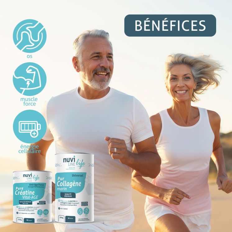 Pack Vital-AGE+ I PURE Créatine & Pur Collagène marin