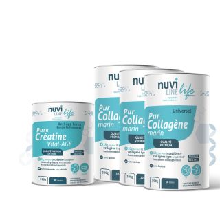 Pack 3 mois Vital-AGE+ I PURE Créatine & Pur Collagène marin