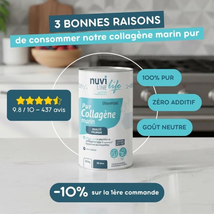 3 bonnes raisons de consommer notre collagène marin