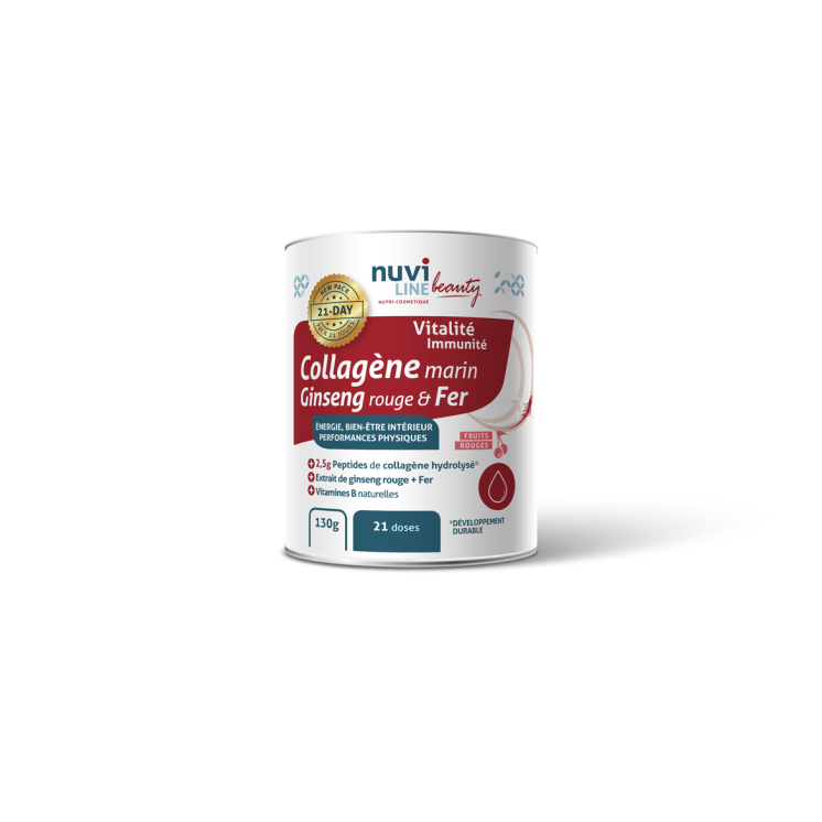 Collagène marin - Vitalité, avec ginseng rouge et fer