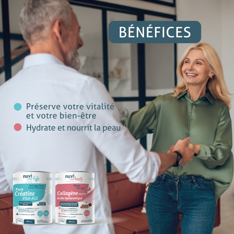 Pack Vital-AGE & BEAUTY+ I PURE Créatine & Collagène marin Peau chocolat