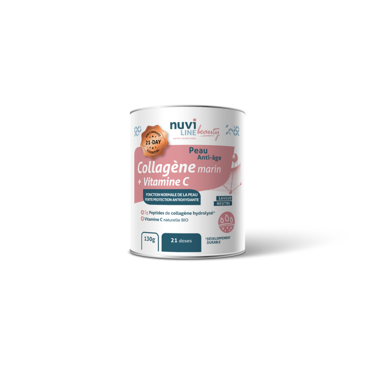 Collagène marin pour la peau avec acide hyaluronique et vitamine C