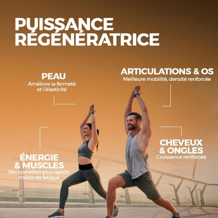 Collagène marin sport avec magnésium et vitamine C