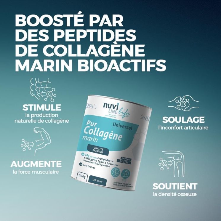 Collagène Marin en Poudre - Pur et Naturel - 200g