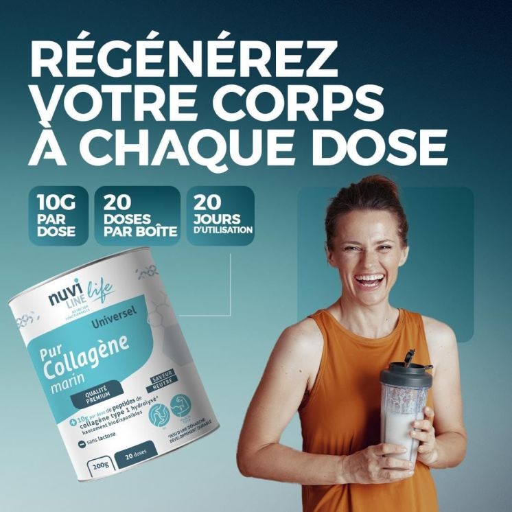 Collagène Marin en Poudre - Pur et Naturel - 200g