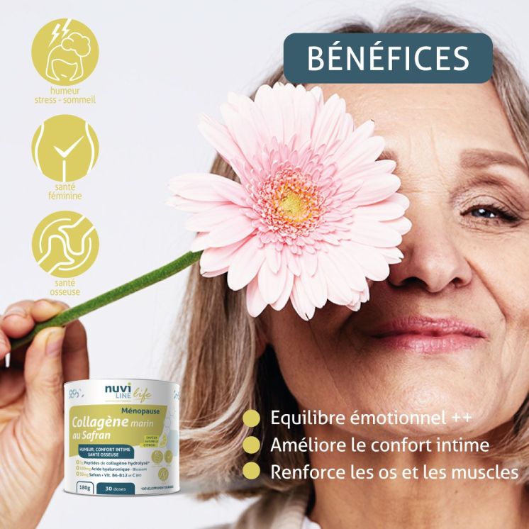 Collagène marin au safran - Ménopause