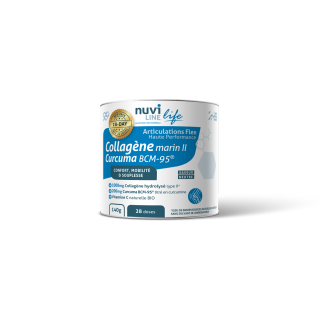 Collagène marin type II et curcuma - 140g - Articulations Flex