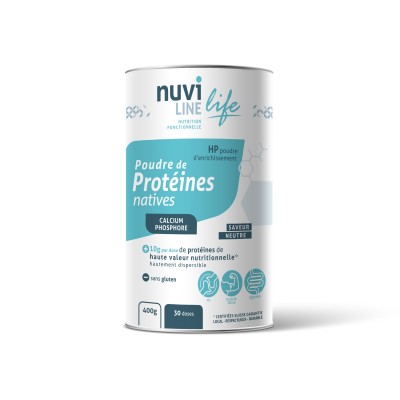Poudre de protéines natives nutrition nuviline