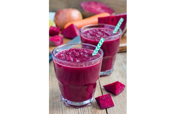 Smoothie pomme betterave carottes